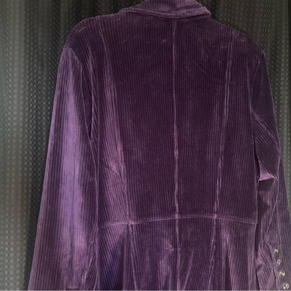 SIMPLY NOELLE Victorian Corduroy Lace Duster Coat | Large - Picture 6 of 15